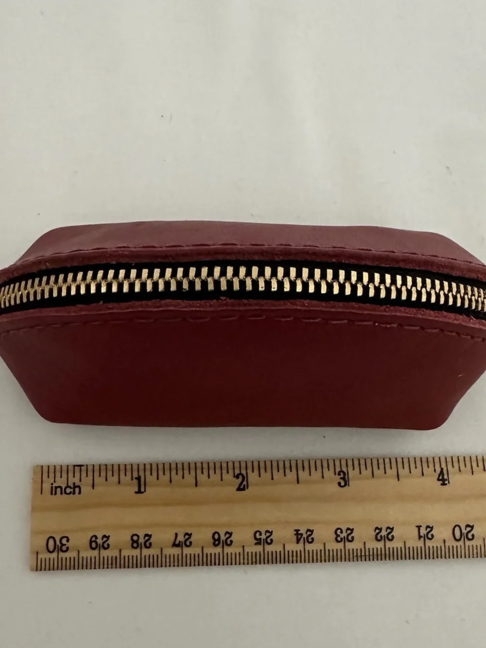 NEW Portland Leather Goods Taco Tot Pouch in Possibly Madrone